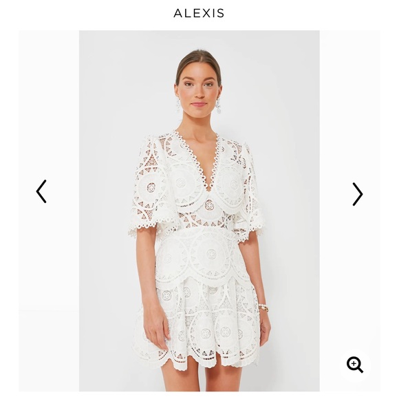 Alexis | Dresses | Alexis White Lace Dress | Poshmark